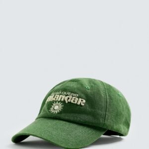 Contrast Embroidery Cap