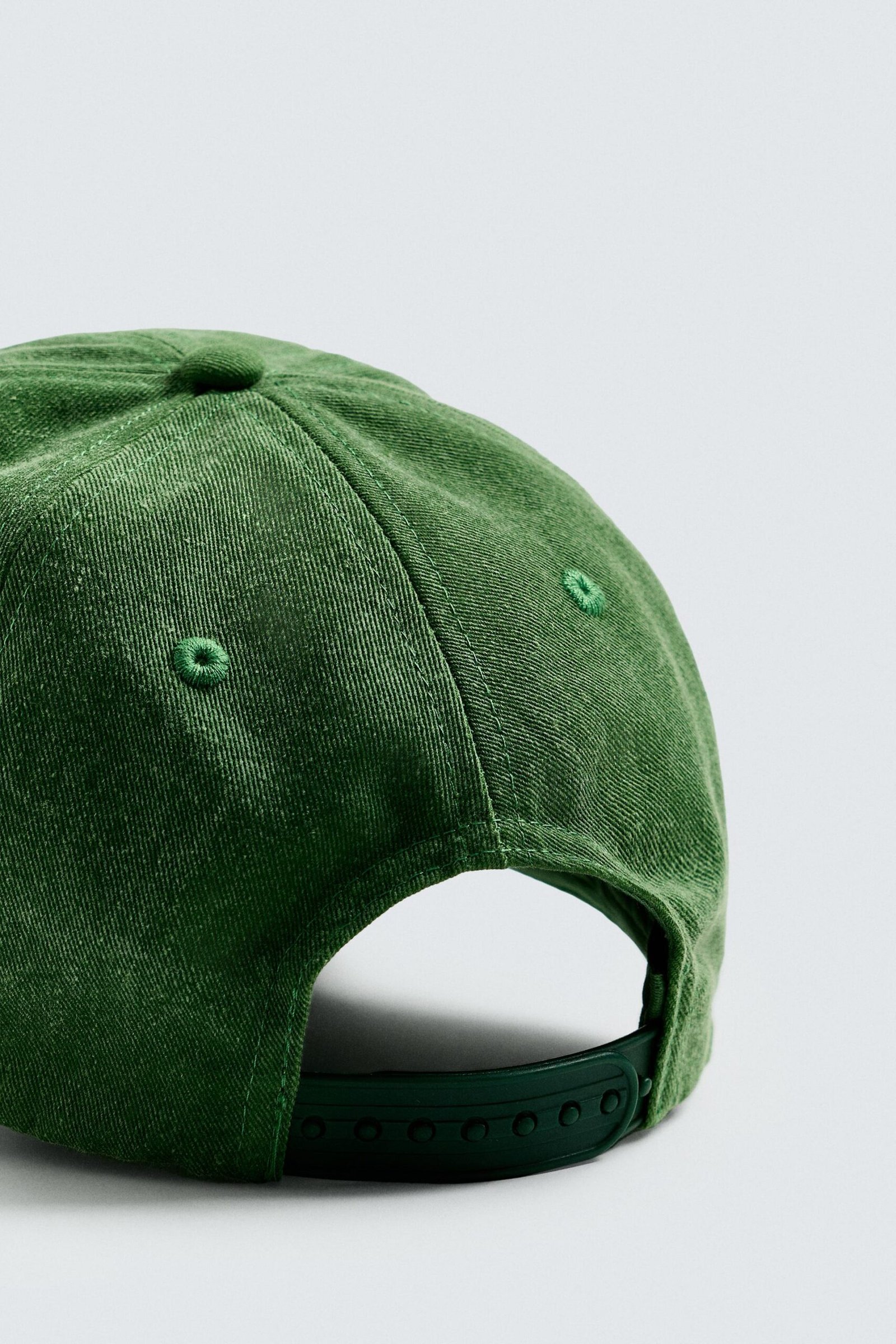 Contrast Embroidery Cap - Image 3