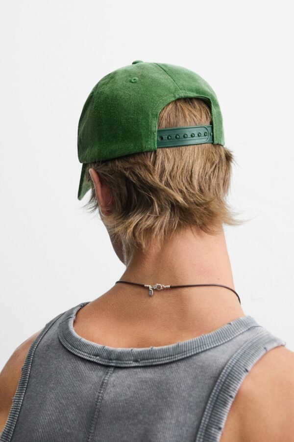 Contrast Embroidery Cap - Image 5