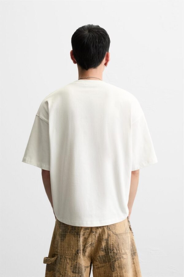 Printed Washed T-Shirt - Image 4