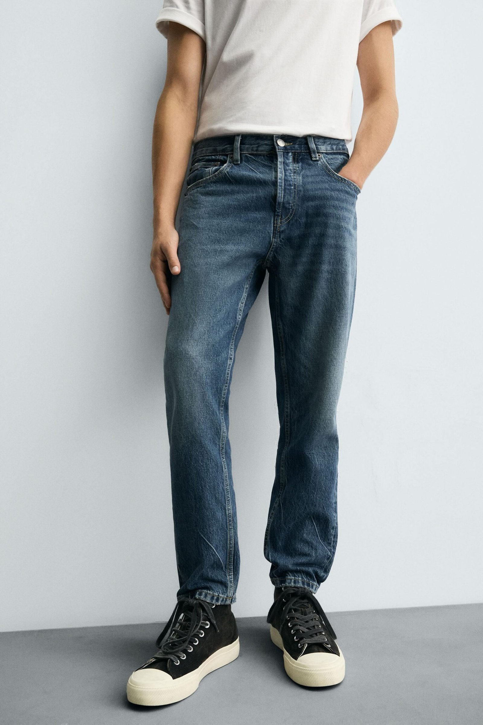 Slim Cropped Fit Jeans - Image 2