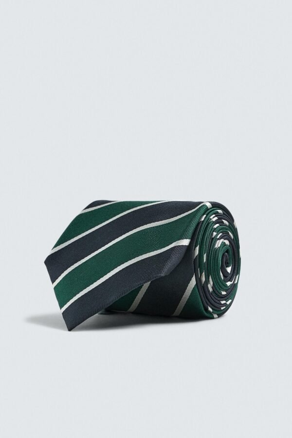 100% Silk Striped Tie