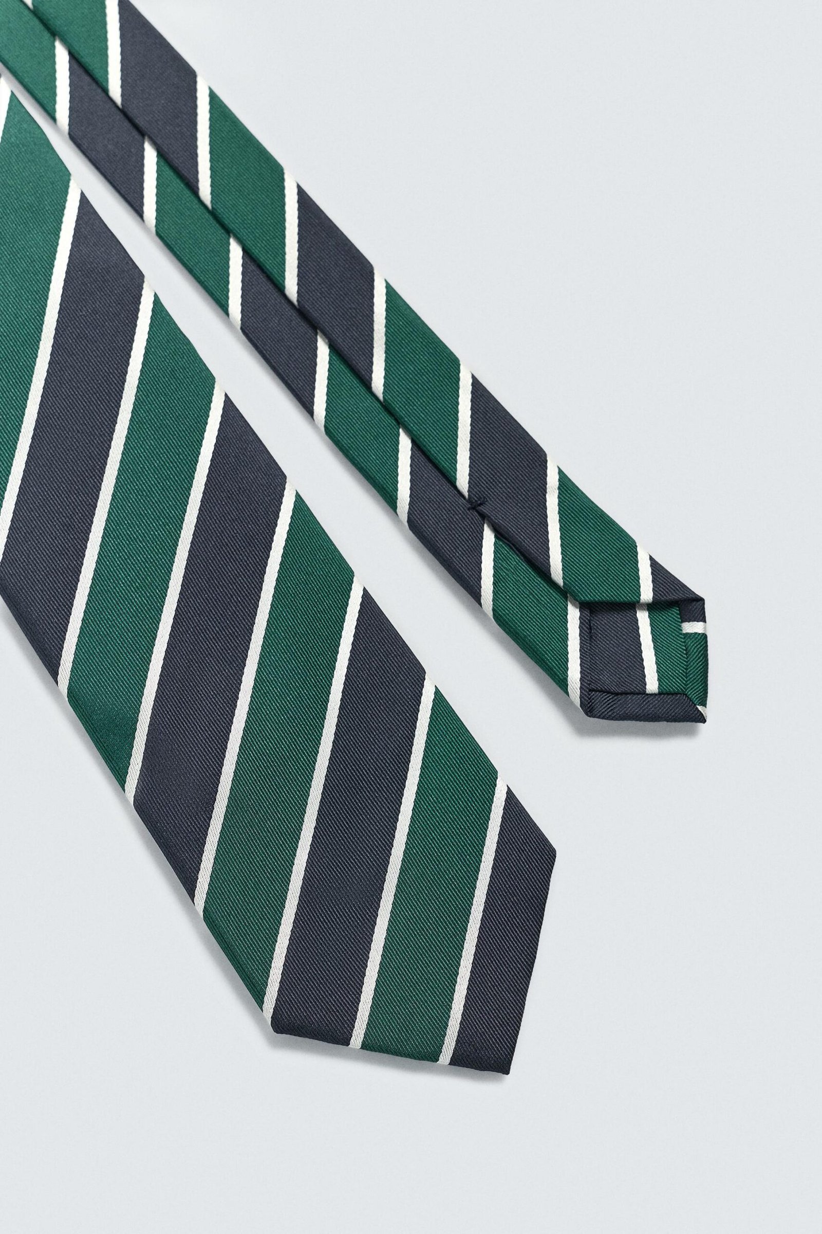 100% Silk Striped Tie - Image 2